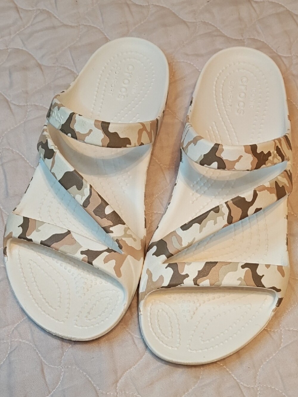 CROCS White Slide Sandal Footbed